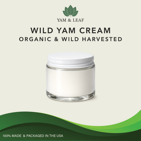 Organic Wild Yam Cream | Bulk White Label Private Label | Wholesale Jars